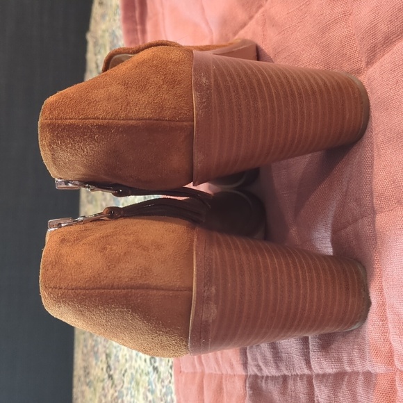 Rag & Bone | Mabel suede peep toe booties - Picture 5 of 11